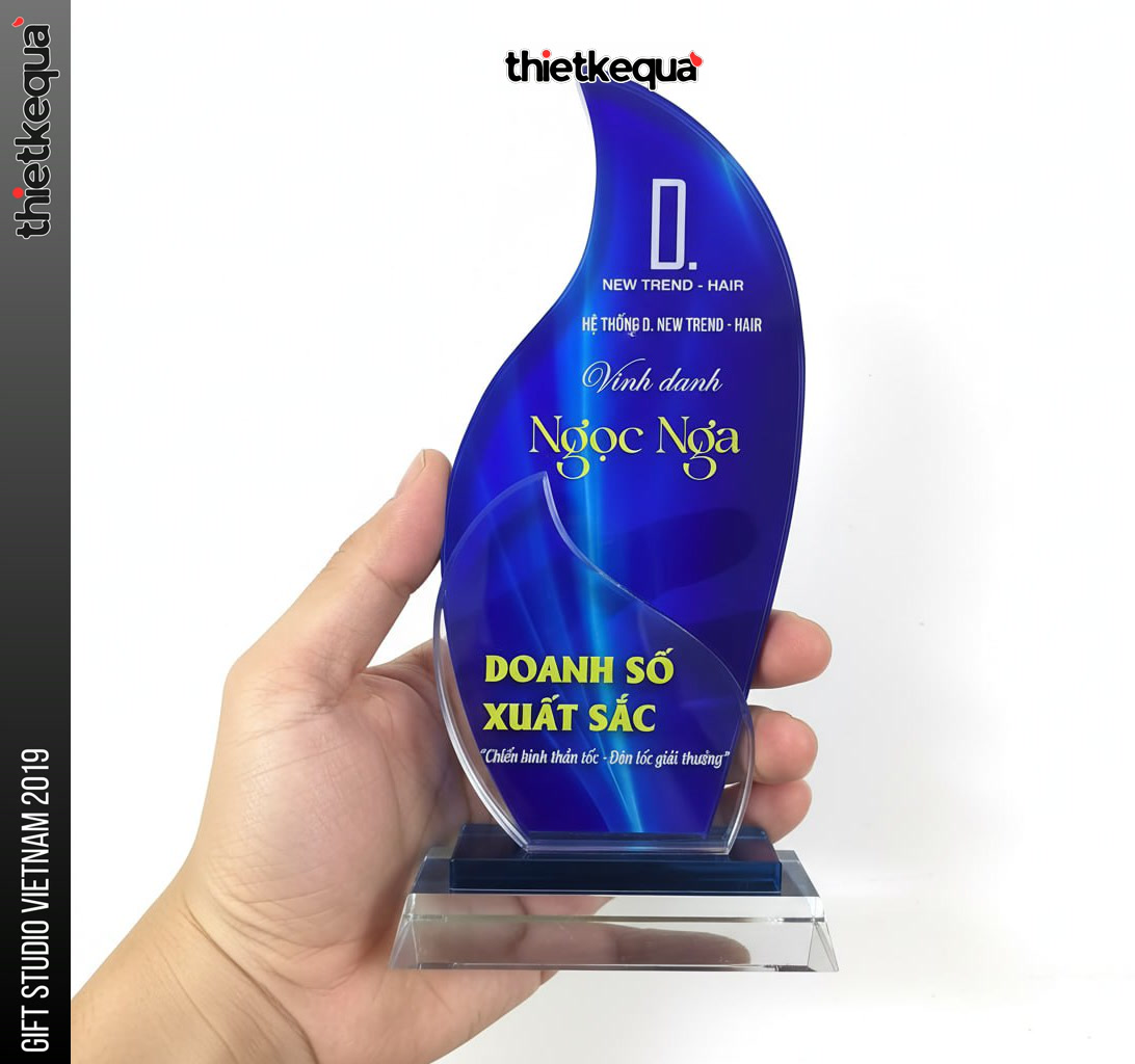 Cúp pha lê D.New Trend Hair vinh danh doanh số xuất sắc - Ảnh 3