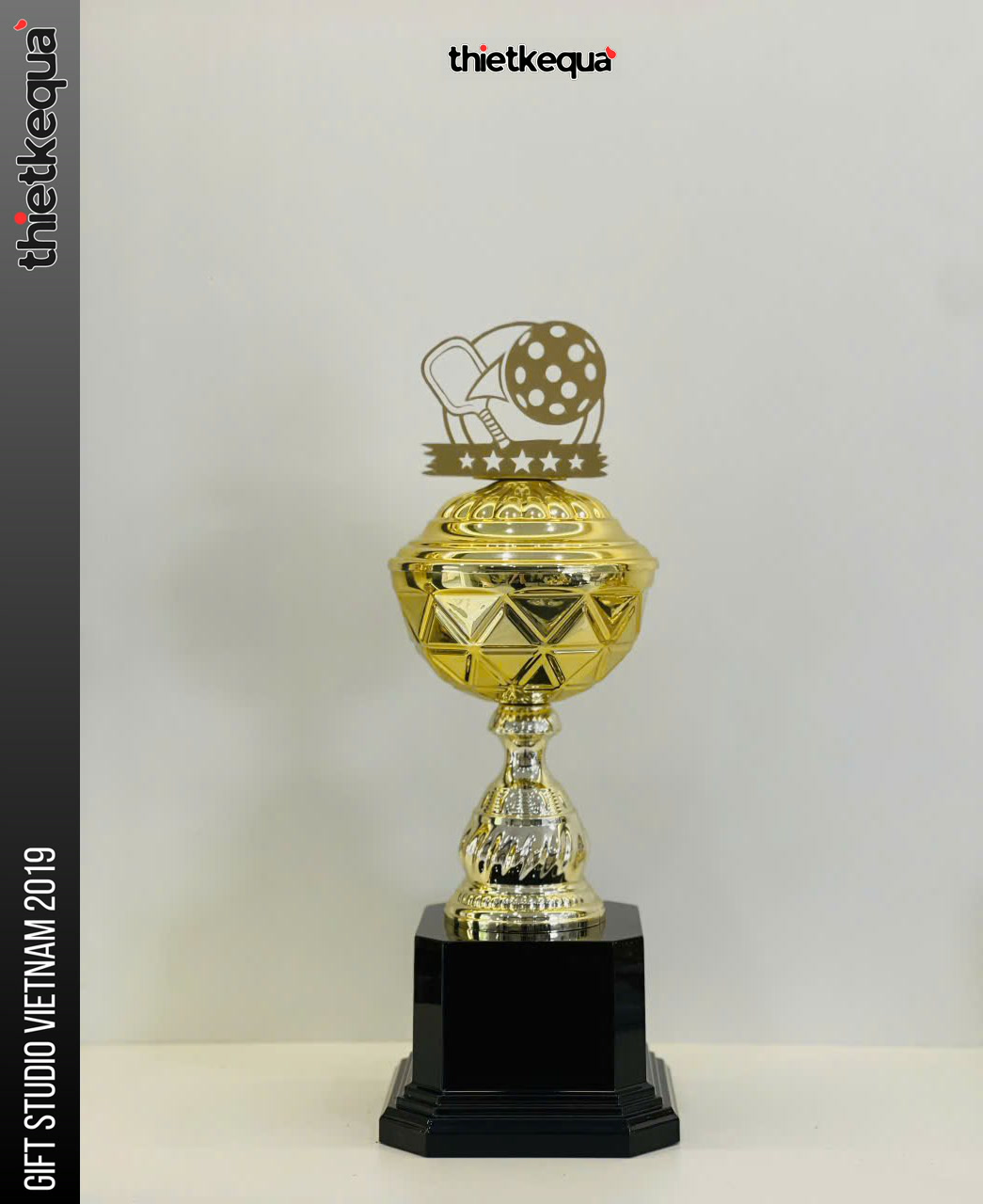 Một số mẫu cup vàng mới năm 2026 cho nhà vô địch giải đấu thể thao pickleball - Ảnh 4