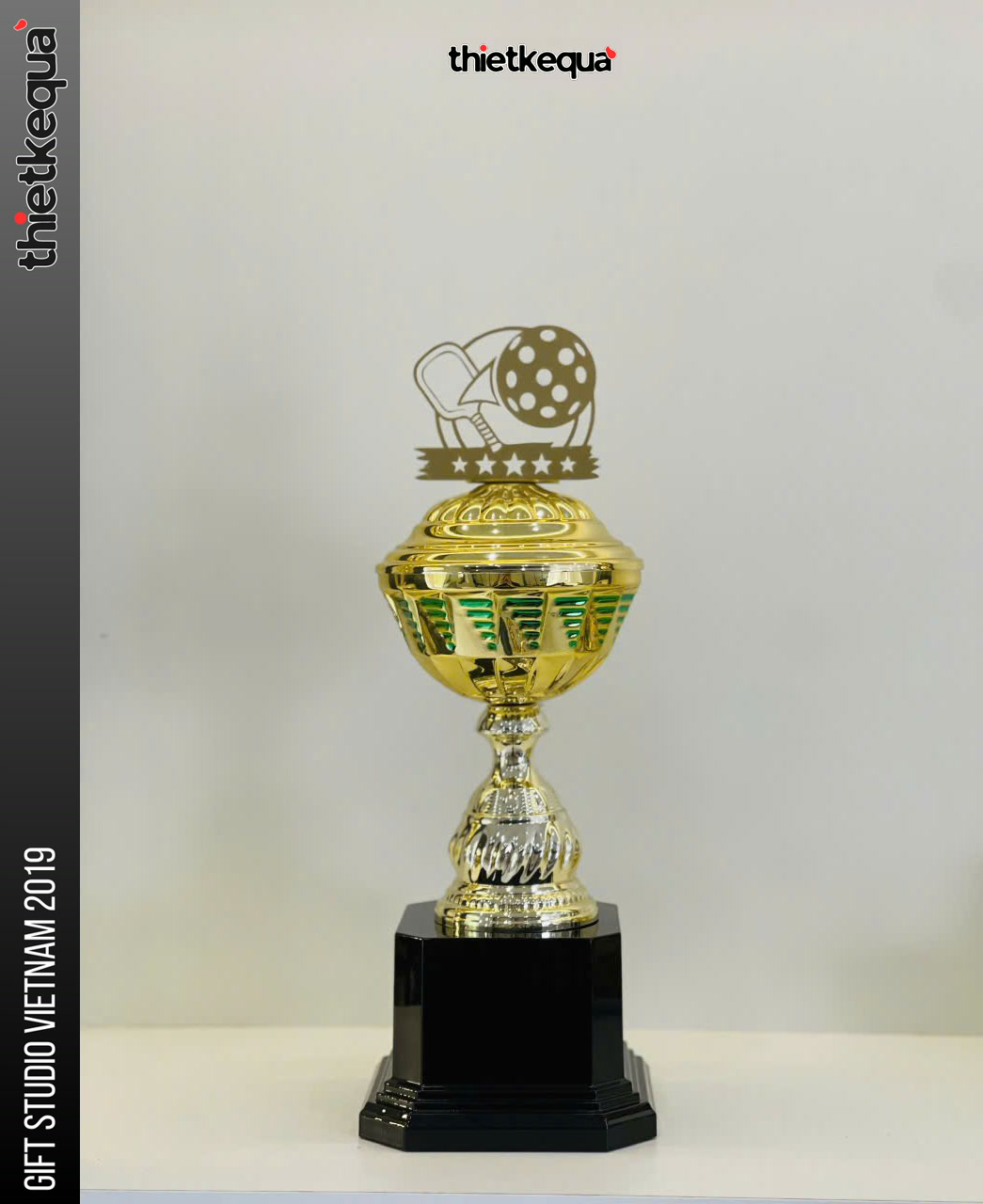 Một số mẫu cup vàng mới năm 2026 cho nhà vô địch giải đấu thể thao pickleball - Ảnh 6