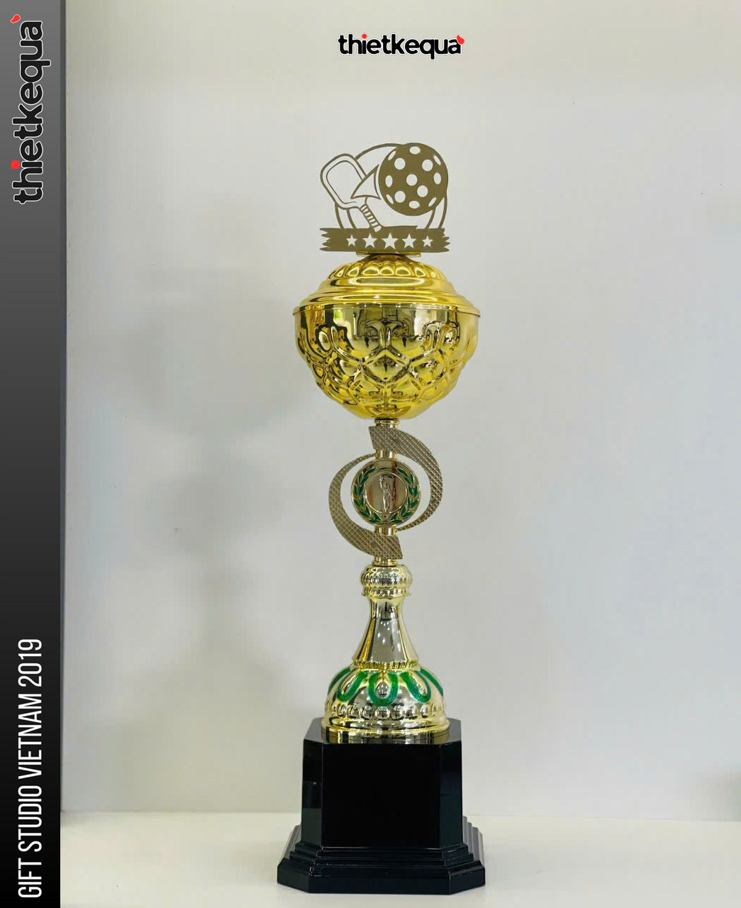 Một số mẫu cup vàng mới năm 2026 cho nhà vô địch giải đấu thể thao pickleball - Ảnh 7