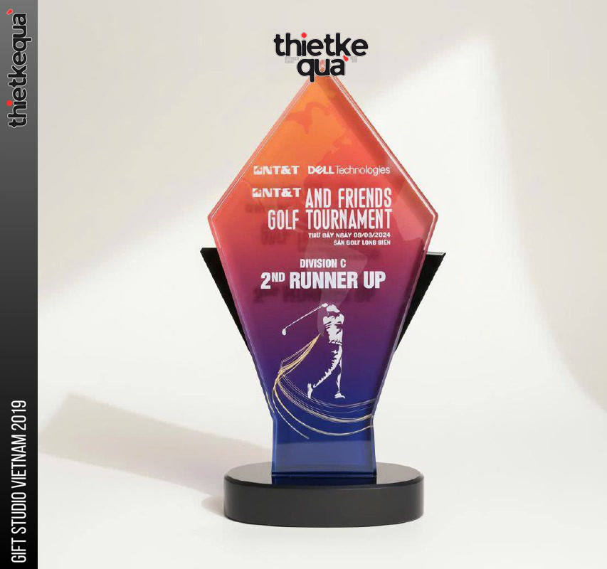 Cúp Vô Địch giải Goft Runner Up Hình ảnh Cúp Vô Địch giải Goft Runner Up - Sản phẩm Thiết Kế Quà