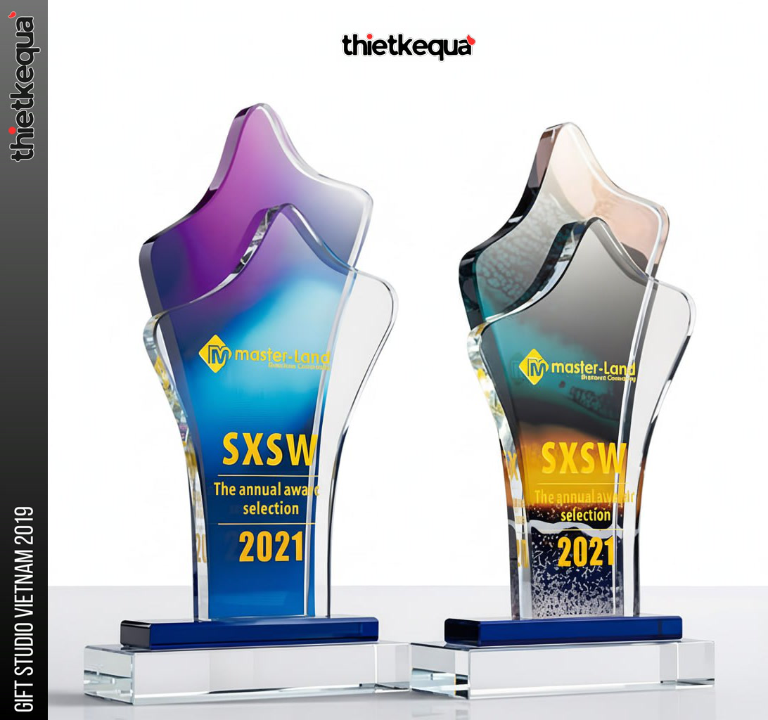 Cúp pha lê vinh danh SXSW 2021 Master Land