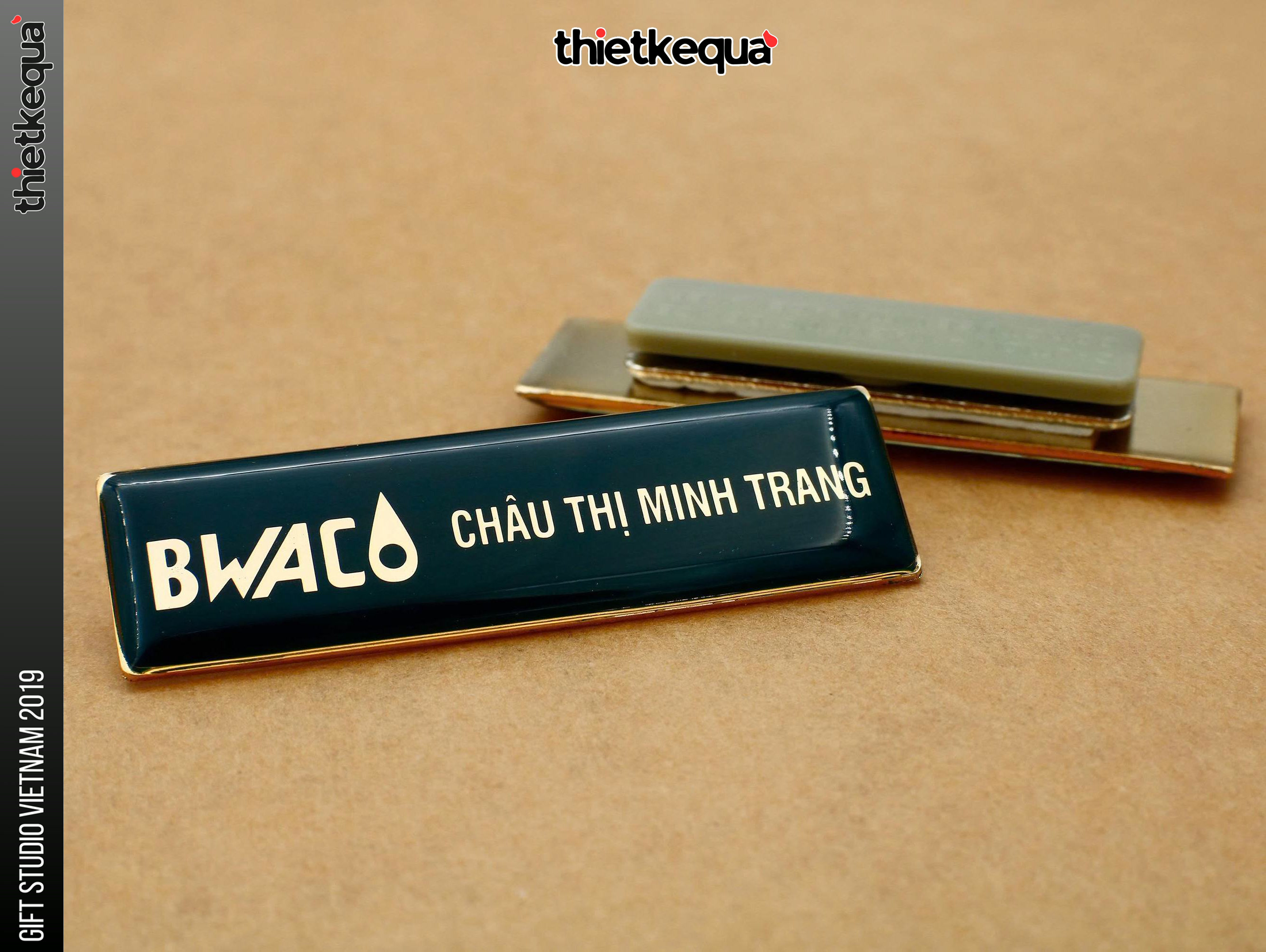 Bảng tên nhân viên công ty BWACO