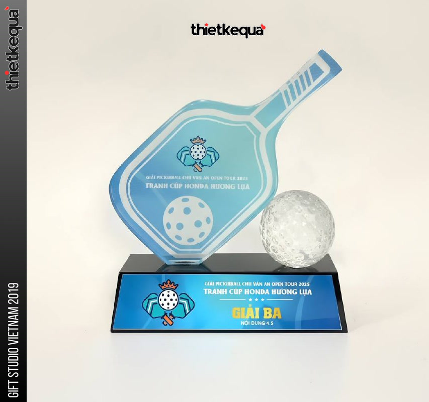 Cúp Pha Lê Trao Giải Pickleball - Ảnh 2