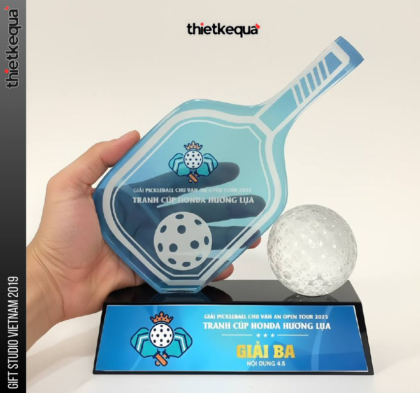 Cúp Pha Lê Trao Giải Pickleball - Ảnh 3