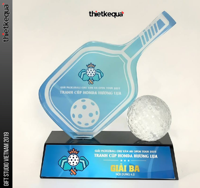 Cúp Pha Lê Trao Giải Pickleball