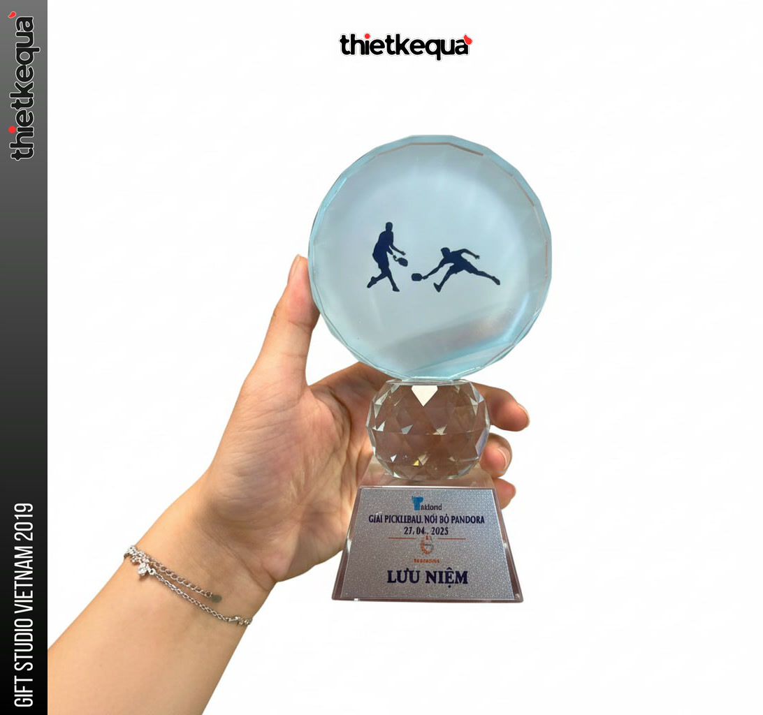 Cúp trao giải PickleBall Nội bộ - Pandora - Ảnh 3