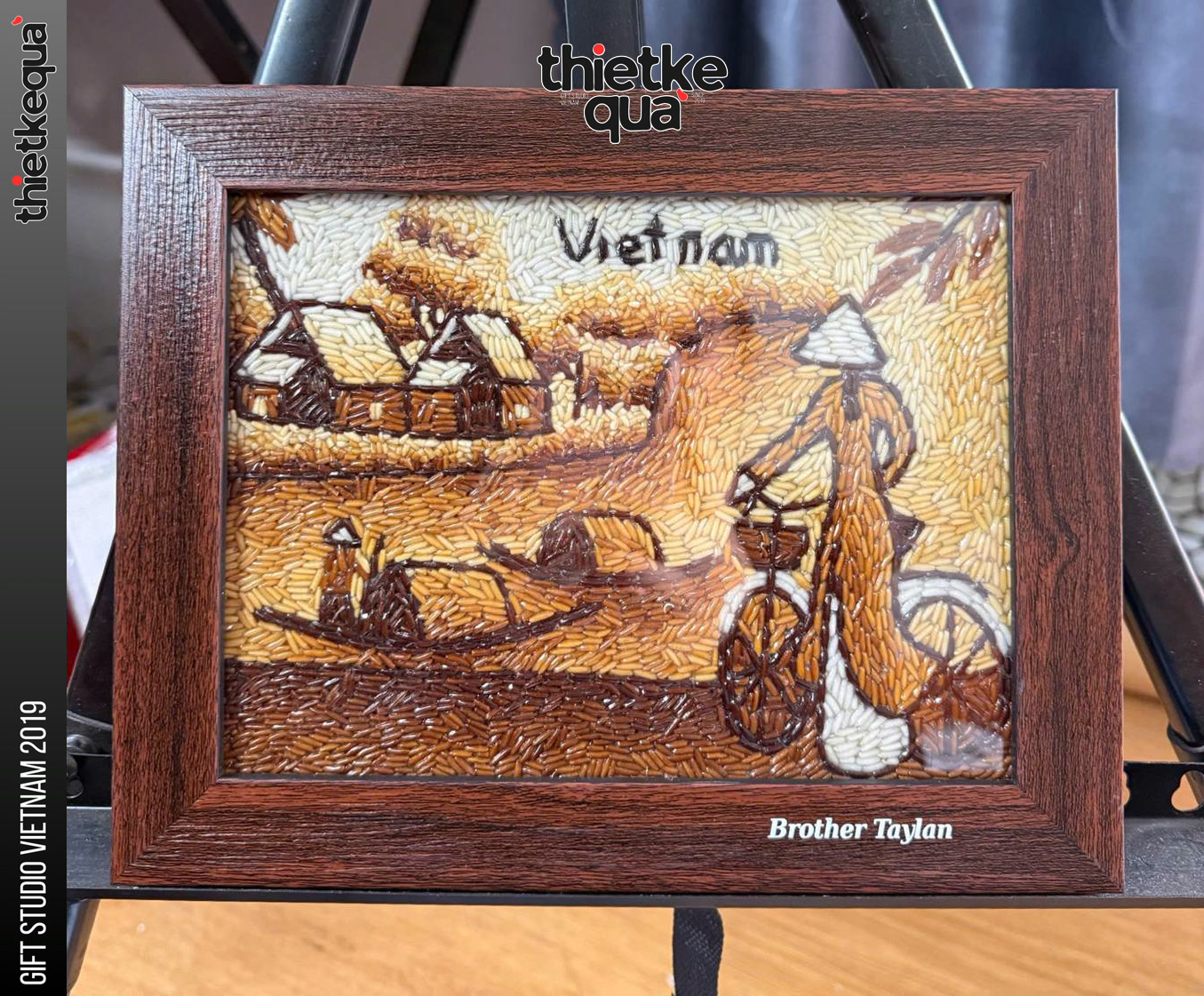 Thiết kế Tranh Gạo Theo Yêu Cầu - Ảnh 3