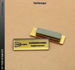 Bảng Tên Nhân Viên Trung Tâm Tiếng Anh Power English