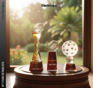 Combo Cúp Trao Giải Picke Ball Nhất Nhì Ba