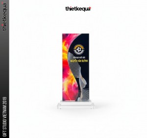 Cúp Pha Lê Chữ Nhật Giải Bóng Đá Cấp Xã cho Tiền Đạo Xuất Sắc