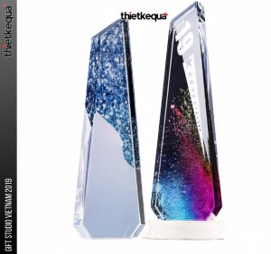 Cúp Pha Lê Nguyên Khối Cao Cấp