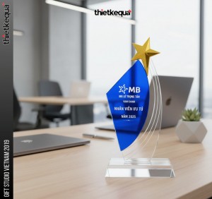 Cúp Pha Lê Vinh Danh công ty MB