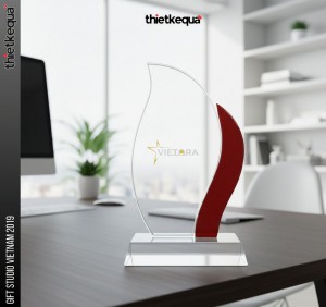 Cúp Pha Lê Vinh Danh công ty Vietora