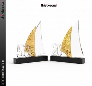 Cúp Vinh Danh Hình Cánh Thuyền kỷ niệm thành lập Tập đoàn và công ty thành viên