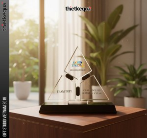 Cúp Vinh Danh Kiến Hưng Runner giải đồng đội