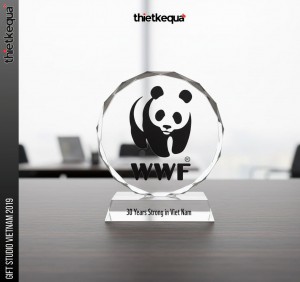 Cúp Vinh Danh Tổ Chức WWF tại Việt Nam kỷ niệm 30 năm thành lập