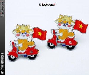 Pin cài áo số lượng lớn hình động vật